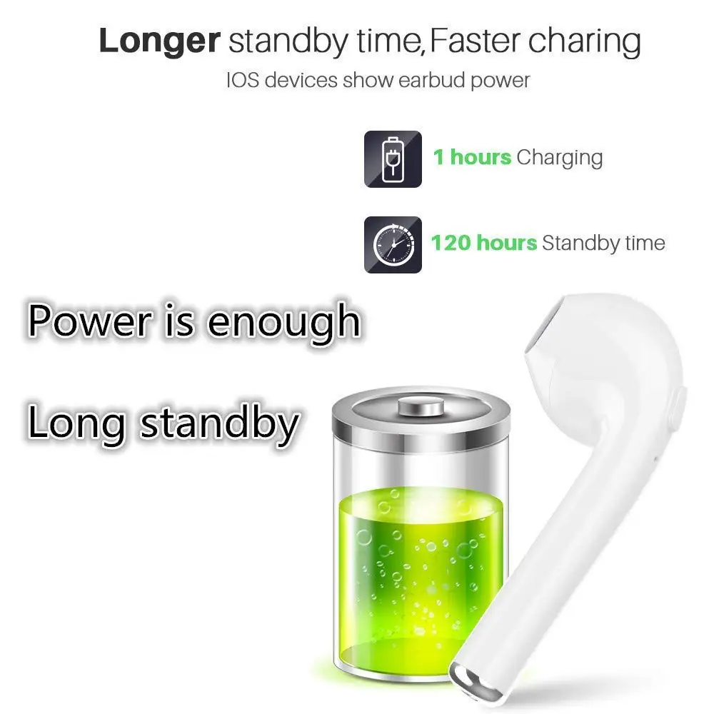 2019 i7s cheap new sport TWS bluetooth 5.0 wireless headphones headset earphone earbuds - ANKUX.COM
