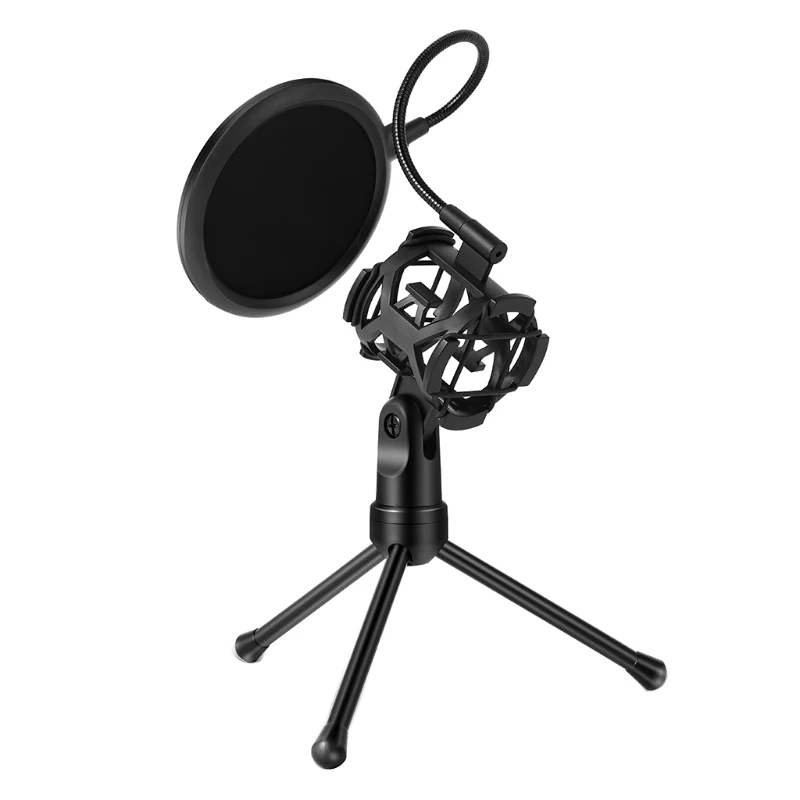 AGT-T01 High quality Adjustable Portable Desktop Studio Tripod with POP Filter, Blue
AGT-T01 High quality Adjustable Portable Desktop Studio Tripod with POP Filter, Blue