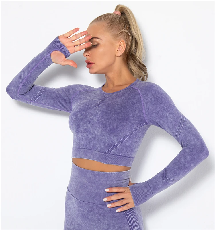 New Sexy Slim Fit Yoga Tops Crop Quick Dry Yoga Clothes Women Running Tight Long Sleeve Crop Tops With Thumb Hole Fitness Wear, Picture show
New Sexy Slim Fit Yoga Tops Crop Quick Dry Yoga Clothes Women Running Tight Long Sleeve Crop Tops With Thumb Hole Fitness Wear, Picture show