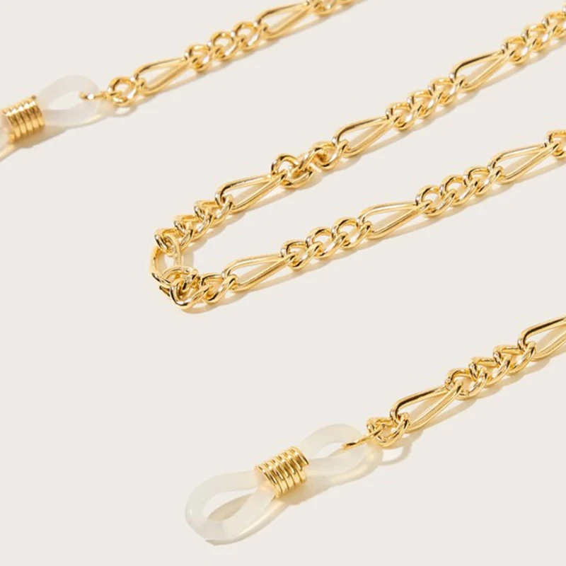 Simple And Versatile Metal Chain Hanging Neck Glasses Chain Punk Cool Girl Sunglasses Chain, Gold
Simple And Versatile Metal Chain Hanging Neck Glasses Chain Punk Cool Girl Sunglasses Chain, Gold