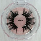 Mytbauty Mink Lashes Vendor 4D 5D Mink Strip Eyelashes Private Label Long Dramatic Eyelashes 25Mm Eyelashes