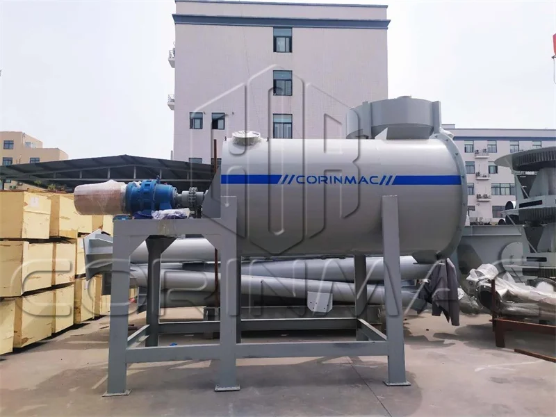 working efficiency cement sand mix inside wall putty powder mortar mixer complete production line