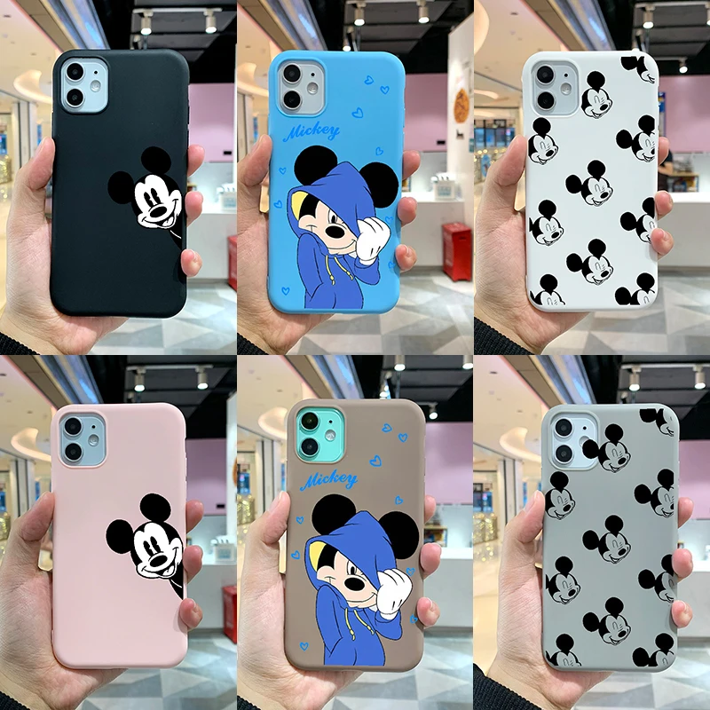 Cartoon Mouse Phone Case for iPhone 12 11 Pro Xs X XR Max 8 7 SE 6 6S Silicone Cases Soft Black Cover, 18 colors
Cartoon Mouse Phone Case for iPhone 12 11 Pro Xs X XR Max 8 7 SE 6 6S Silicone Cases Soft Black Cover, 18 colors