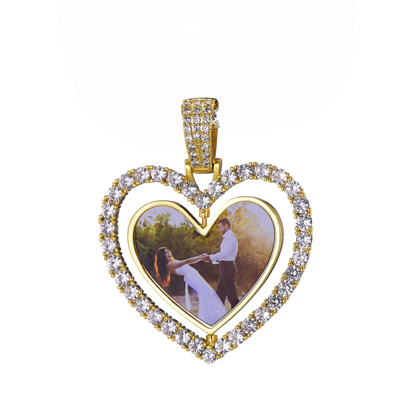 Heart Custom Rotate Double Photos Necklace Gold Silver Color Pendant For Women Jewelry Gift
Heart Custom Rotate Double Photos Necklace Gold Silver Color Pendant For Women Jewelry Gift