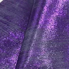 2019 supply purple shiny shoes fabrics material with prints 100% polyester