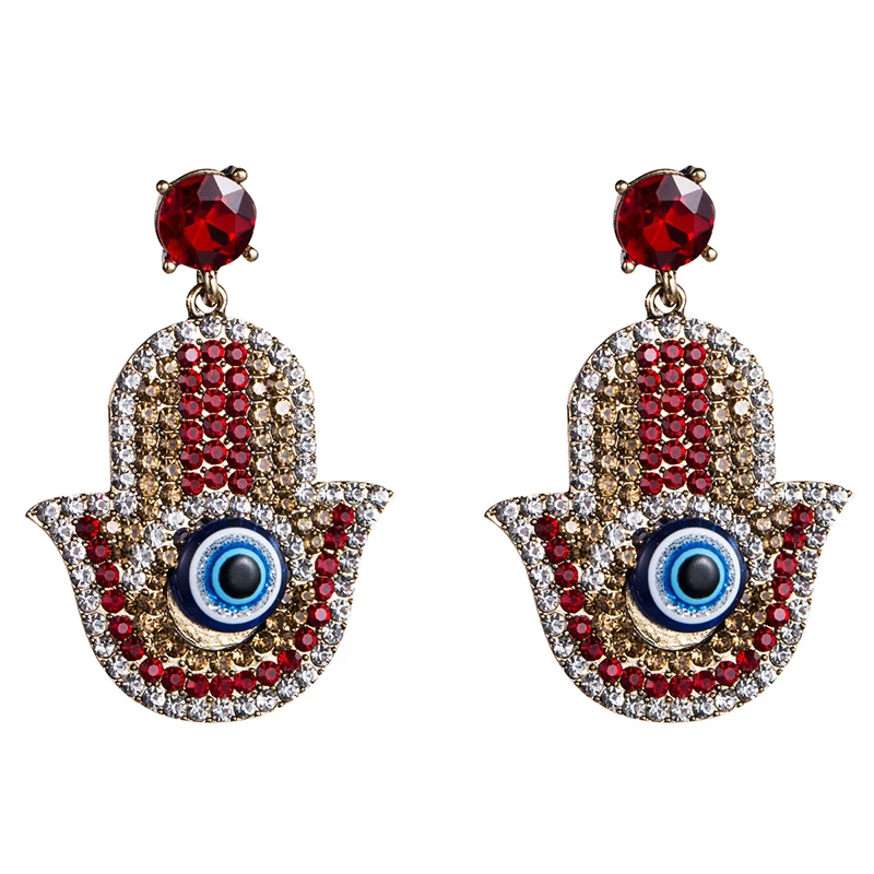 Wholesale Statement Big Red Woman Acrylic Diamond Turkish Third Eye Hoop Earring Jewelry factory price, Colorful
Wholesale Statement Big Red Woman Acrylic Diamond Turkish Third Eye Hoop Earring Jewelry factory price, Colorful