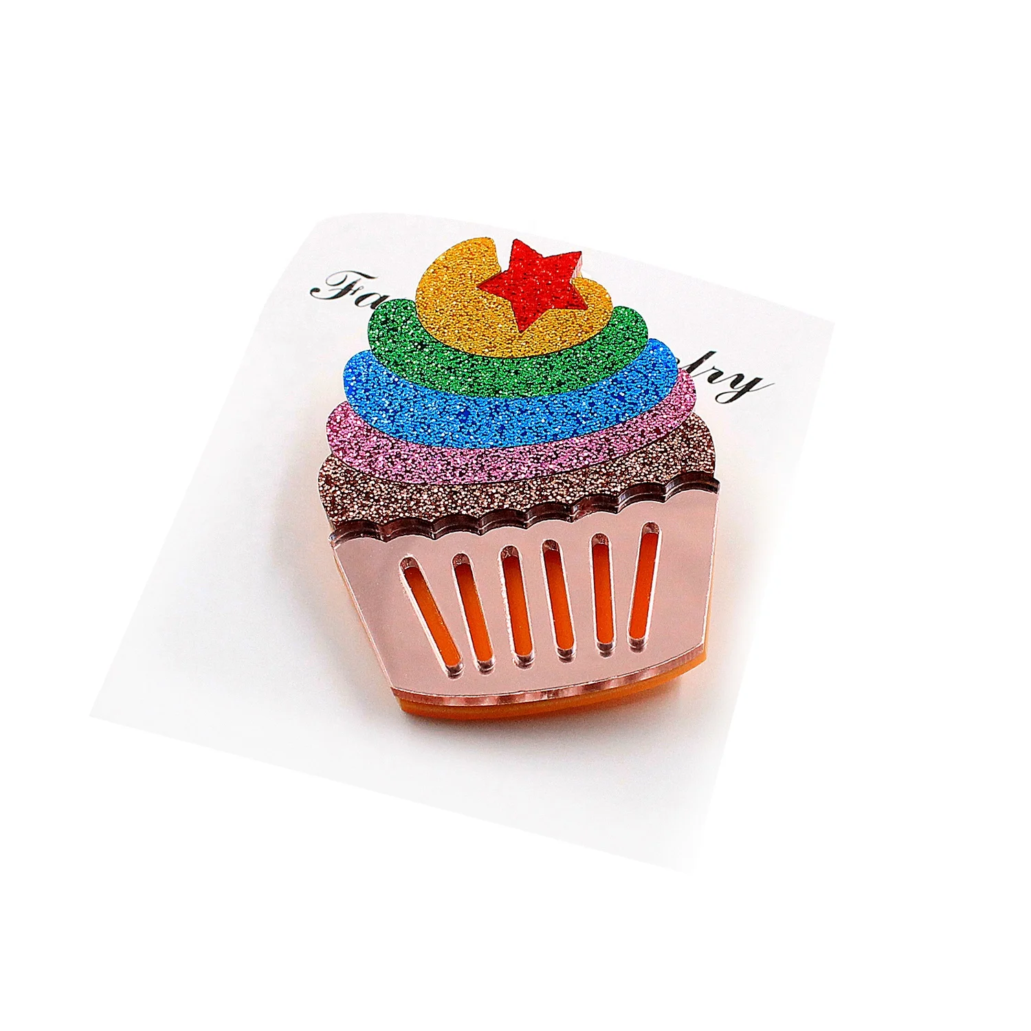 BR106 -Ice Cream Brooch Christmas Brooch (Safety Pin) Holiday Statements Rainbow Acrylic Brooch, Picture
BR106 -Ice Cream Brooch Christmas Brooch (Safety Pin) Holiday Statements Rainbow Acrylic Brooch, Picture