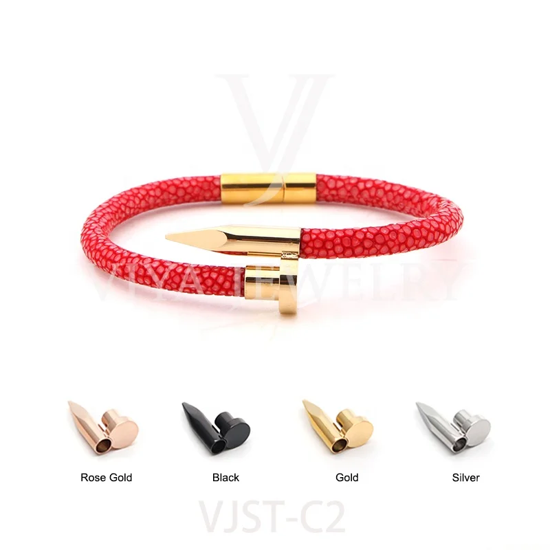 Hot sale custom charm bracelet genuine stingray stainless steel bracelet manufacturer
Hot sale custom charm bracelet genuine stingray stainless steel bracelet manufacturer