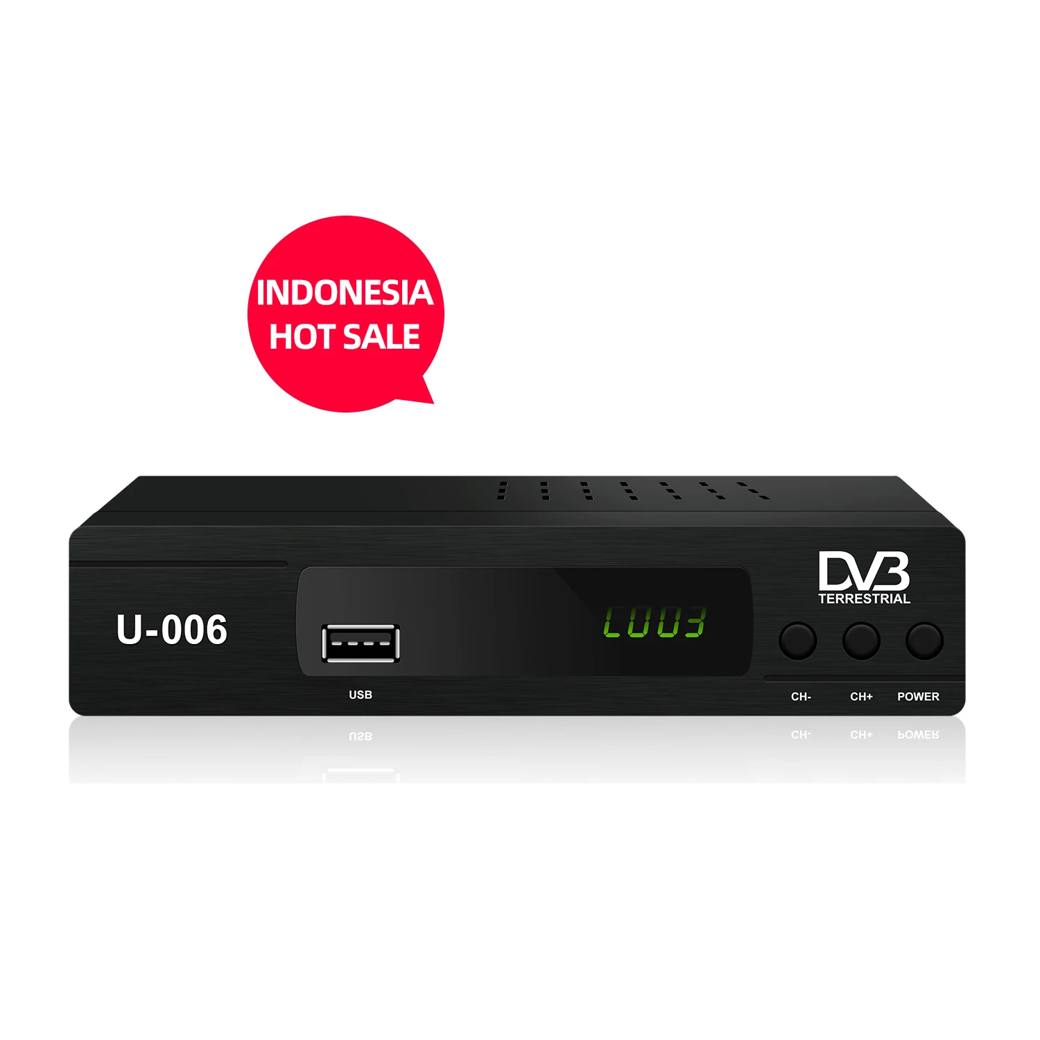 

Indonesia Emergency Warning System EWS Terrestrial Digital TV Receiver DVB T2 Full HD 1080p H.264 DVBT2 Set Top Box DVB T2 Mpeg4