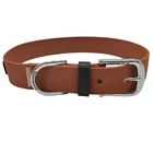 China Suppliers Waterproof PVC Polyester Dog Collar Custom Print Brown Dog Leash and Collars for Small Dogs