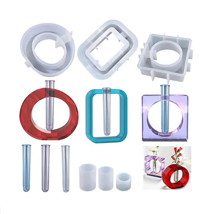 Tube Vase Flower Resin Mold Kit DIY Handmade Test Tube Pot Silicone Molds Home Decoration Living Room Office Table Vase
Tube Vase Flower Resin Mold Kit DIY Handmade Test Tube Pot Silicone Molds Home Decoration Living Room Office Table Vase