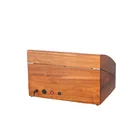 Time partner customizable high-end solid wood rotatable watch winder with LED for display