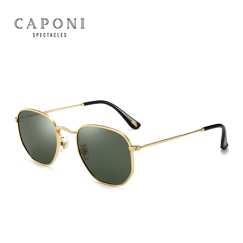 CAPONI 2020 Hot Selling Classic Retro Gold Frame Sun Glasses Shades Ladies TAC Lens UV400 Polarized Womens Sunglasses Trendy
CAPONI 2020 Hot Selling Classic Retro Gold Frame Sun Glasses Shades Ladies TAC Lens UV400 Polarized Womens Sunglasses Trendy