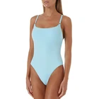 Oem Bandeau String Swimsuit High Cut Bikini One Piece Bathing Suits Women Sexy Swimwear