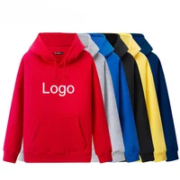 

Wholesale Solid Color Plain Blank Cotton Sweatshirts Custom Pullover XXXXL Hoodies Men