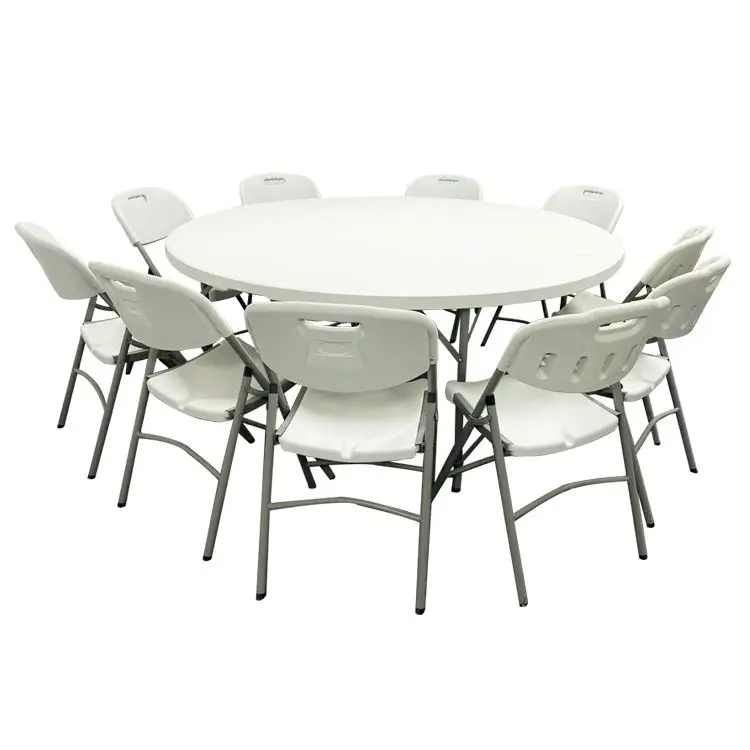 6 Ft Folding Plastic And Chair 60 Round 6ft 7ft 8 Foot 8ft