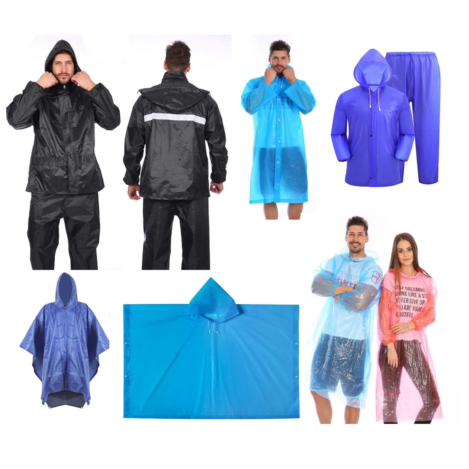 Camping outdoor windproof jacket rain wear suit disposable Rain raincoat durable motorcycle Rain poncho Coat for men raincoat, Black, custom
Camping outdoor windproof jacket rain wear suit disposable Rain raincoat durable motorcycle Rain poncho Coat for men raincoat, Black, custom