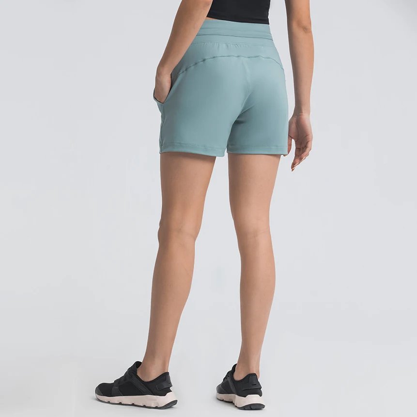 New Arrival High Quality Fashion Summer Women High Waist Drawstring Sport Yoga Booty Shorts With Pockets
New Arrival High Quality Fashion Summer Women High Waist Drawstring Sport Yoga Booty Shorts With Pockets