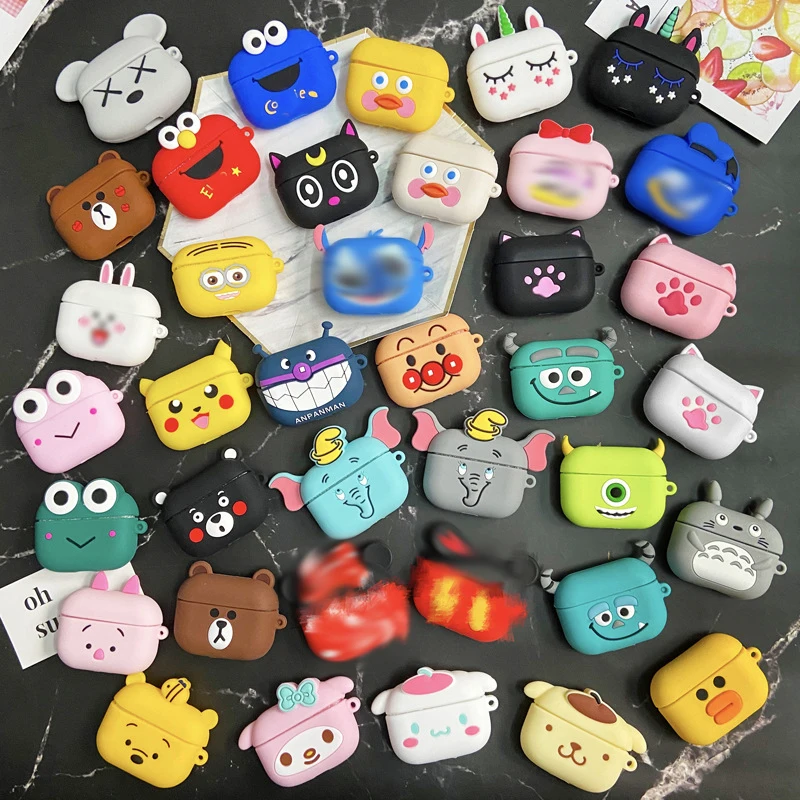 Wholesale Cartoon 3D Fashion Fundas Para For Airpods Pro Case Manufacture Earphones Case For Airpods Silicon Casing
Wholesale Cartoon 3D Fashion Fundas Para For Airpods Pro Case Manufacture Earphones Case For Airpods Silicon Casing
