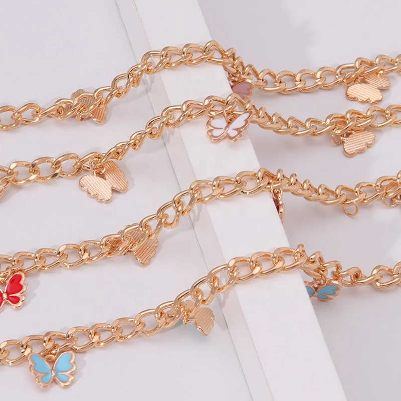 Exaggerate new design alloy gold plated colorful butterfly design fashion choker necklace for women jewelry, As the pic show
Exaggerate new design alloy gold plated colorful butterfly design fashion choker necklace for women jewelry, As the pic show