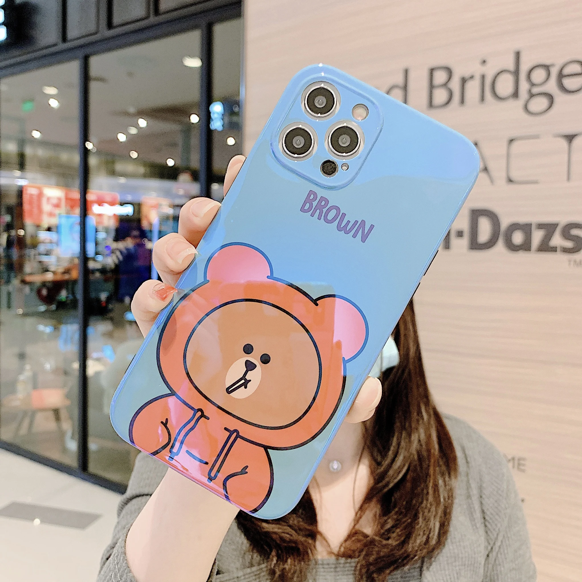 Anime Lollipop Brown Bear Blue Light IMD Phone Case For iPhone 12 Pro Max 7/8 Plus XR XS Max SE 2020 Back Cover Cartoon IMD Case
Anime Lollipop Brown Bear Blue Light IMD Phone Case For iPhone 12 Pro Max 7/8 Plus XR XS Max SE 2020 Back Cover Cartoon IMD Case