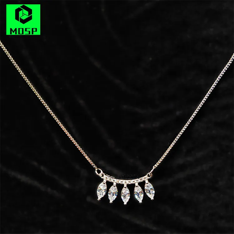Supplier wholesale sterling silver leaf womens diamond chain necklace statement 925 Silver necklace
Supplier wholesale sterling silver leaf womens diamond chain necklace statement 925 Silver necklace