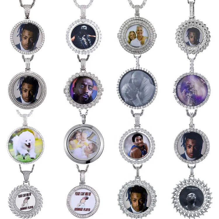 Custom Photo Memory Necklace Silver Pendant Necklace Fashion Hip Hop Necklace For Men, Picture shows
Custom Photo Memory Necklace Silver Pendant Necklace Fashion Hip Hop Necklace For Men, Picture shows