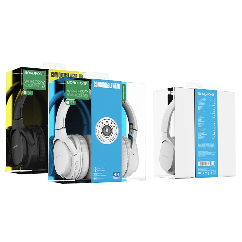 Borofone BO7 Broad sound wireless headphones - ANKUX.COM