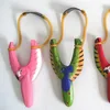 Wholesale Toys Wood Animal Carved and Painted Wood Craft Slingshot
