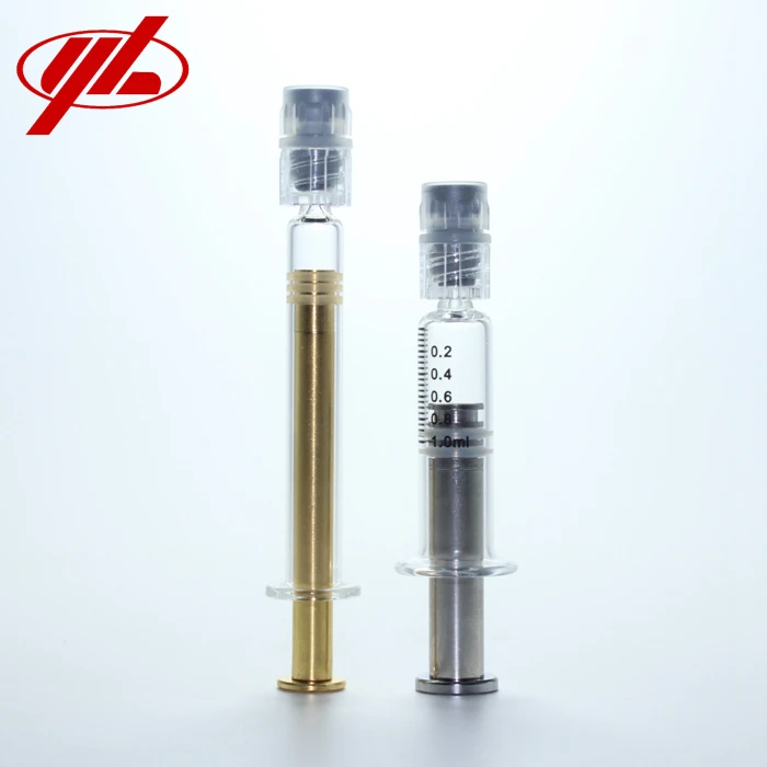 1毫升luer lock玻璃预填充注射器