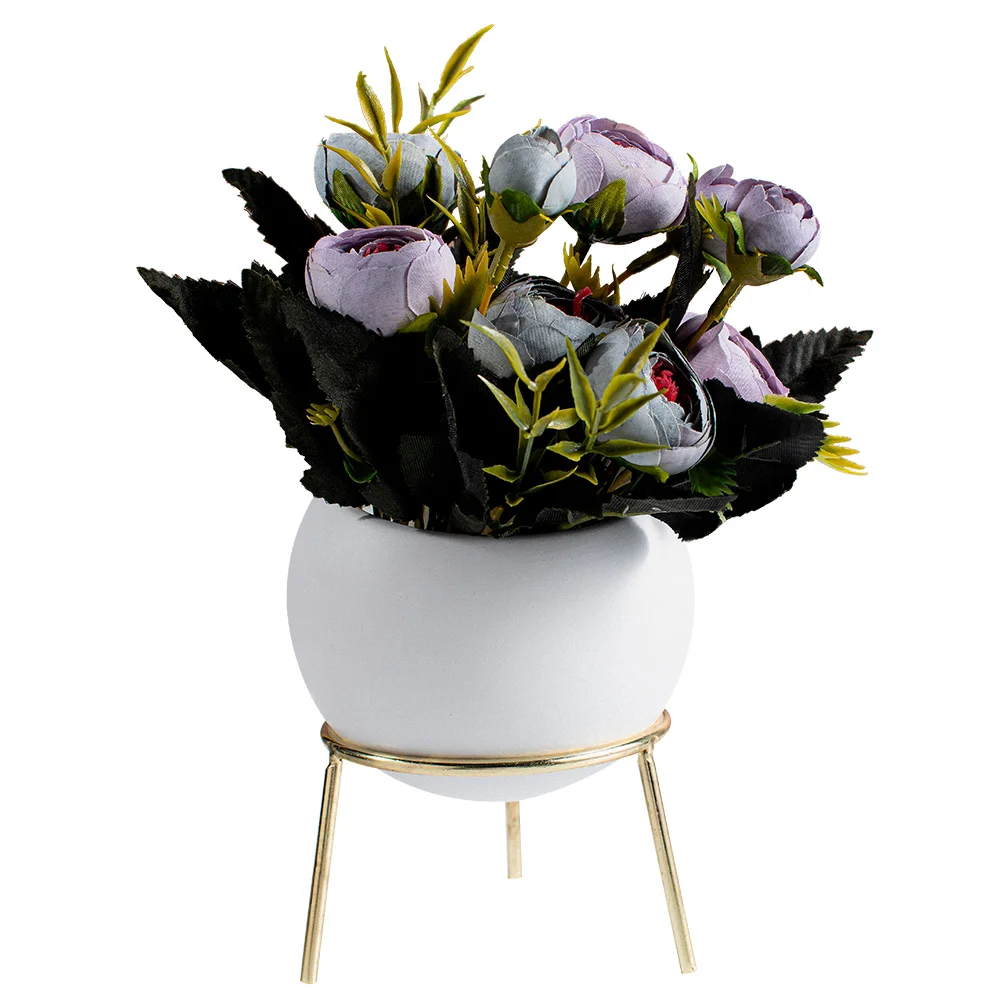 Nordic Round Ceramic Iron Succulent Flower Pot Modern Home Living Decor Living Room Dining Room Countertop Flower Pot Decor
Nordic Round Ceramic Iron Succulent Flower Pot Modern Home Living Decor Living Room Dining Room Countertop Flower Pot Decor