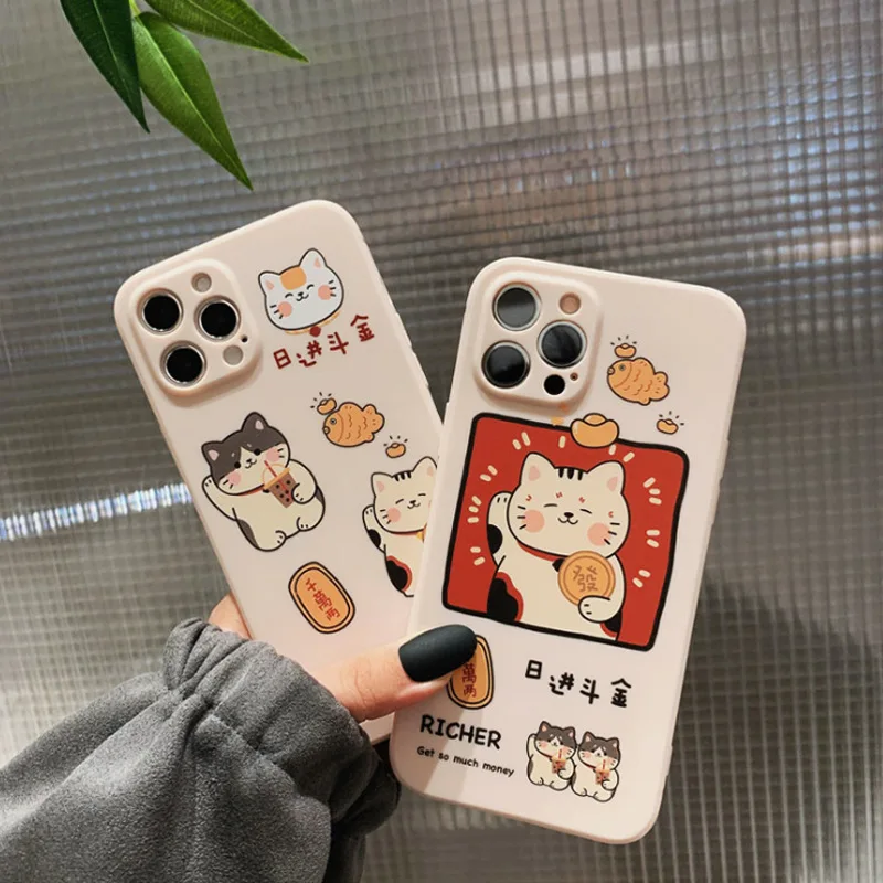 Chinese traditional lucky cat pattern is suitable for iPhone12pro max mobile phone case cartoon
Chinese traditional lucky cat pattern is suitable for iPhone12pro max mobile phone case cartoon
