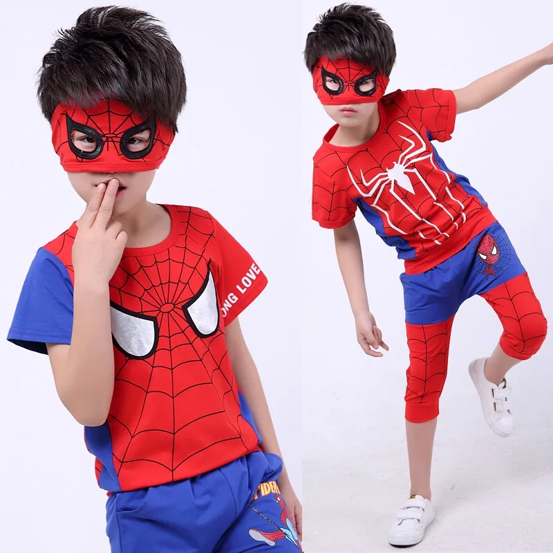 Hot Sale Summer Children's Clothing Sets Baby Boy Clothing Sets 2pcs spiderman short sleeve T-shirt kids clothes, 2 colors
Hot Sale Summer Children's Clothing Sets Baby Boy Clothing Sets 2pcs spiderman short sleeve T-shirt kids clothes, 2 colors