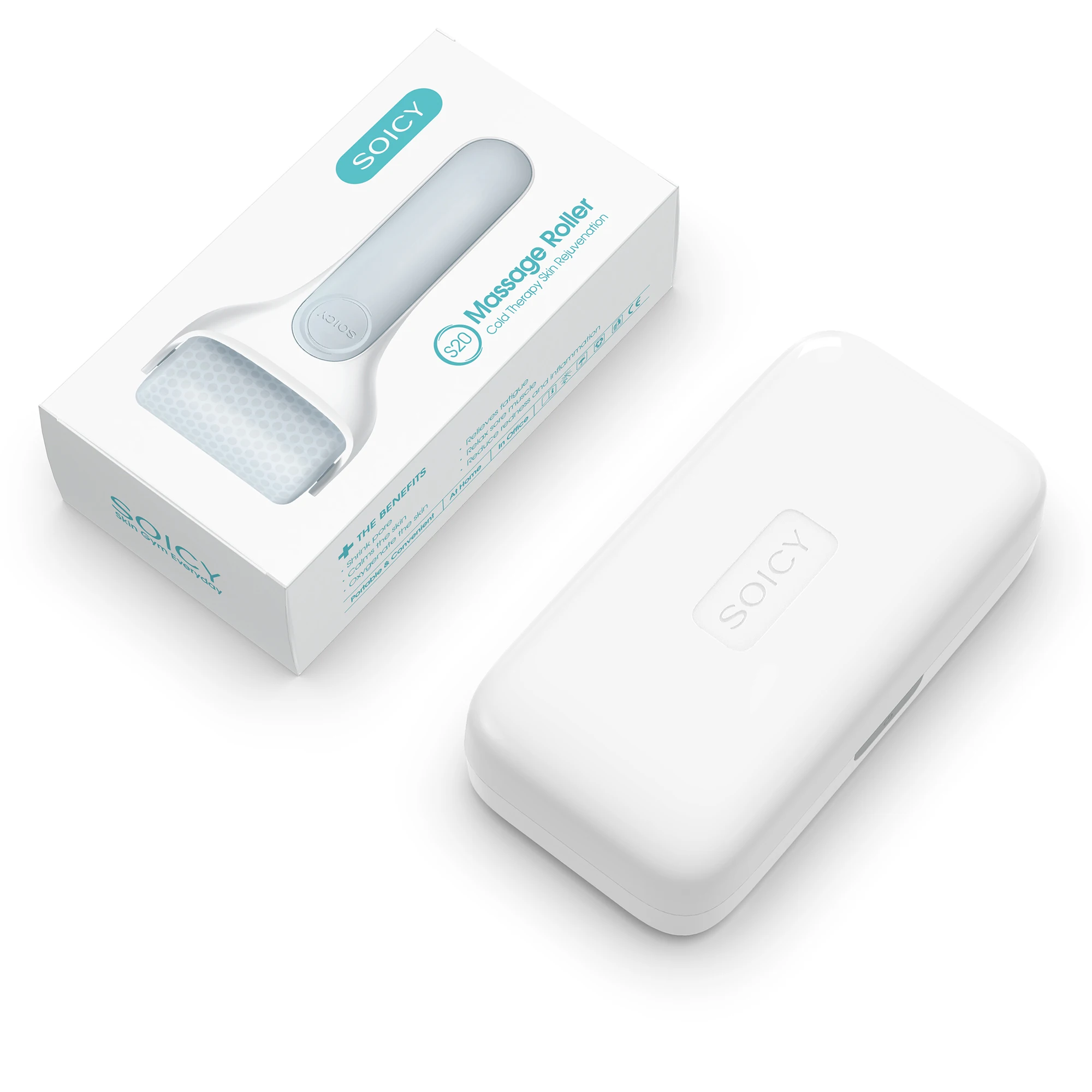 Brand new Soicy S20 ice derma roller home use beauty equipment ice roller with CE Calms the skin Relax sore muscle 
Brand new Soicy S20 ice derma roller home use beauty equipment ice roller with CE Calms the skin Relax sore muscle