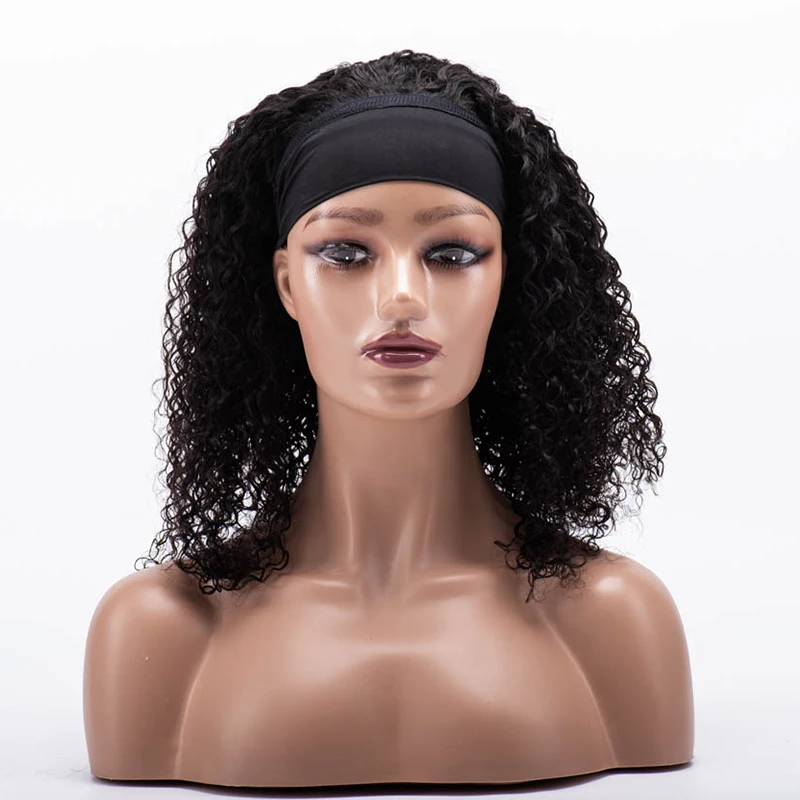 Unprocessed Natural Color Head Band Wig 10A Mongolian kinky curly bundlesvirgin curly headband human hair wigs for black women
Unprocessed Natural Color Head Band Wig 10A Mongolian kinky curly bundlesvirgin curly headband human hair wigs for black women