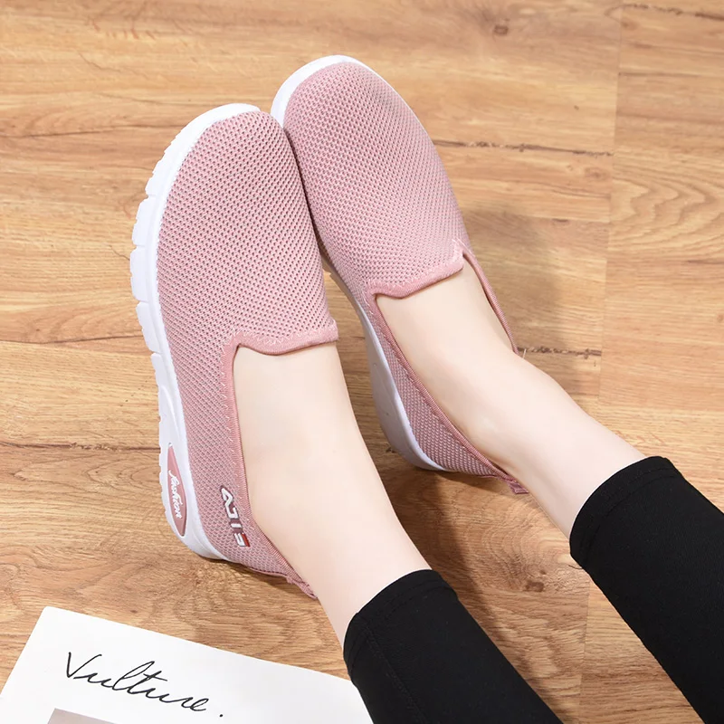 New Custom Women's casual loafers flyweave sneakers fashionable slip on mesh fabric upper shoes for ladies, Customized color
New Custom Women's casual loafers flyweave sneakers fashionable slip on mesh fabric upper shoes for ladies, Customized color