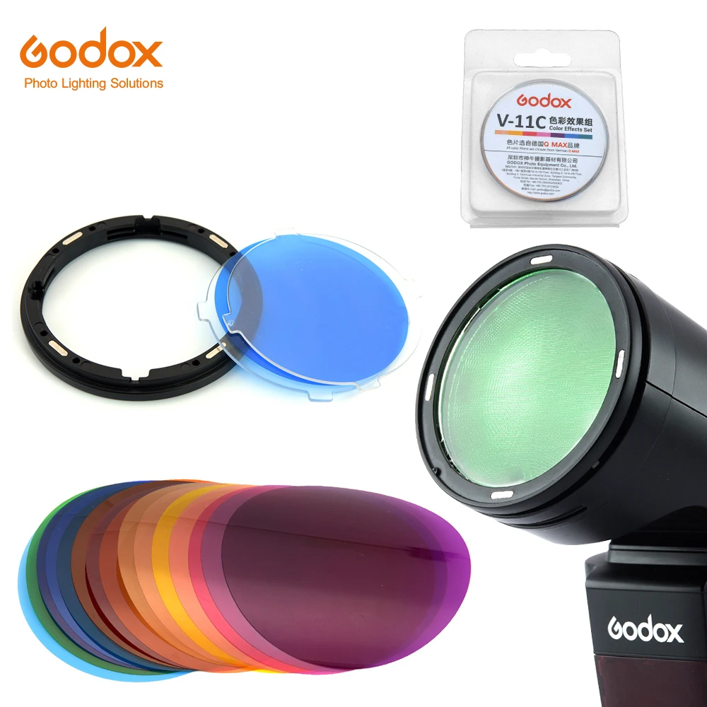 Godox AK-R16 Magnetic Mount Diffuser Plate with V-11C V11C Color Effect Gel Set for Godox V1 Series Flash Light Speedlite, Black
Godox AK-R16 Magnetic Mount Diffuser Plate with V-11C V11C Color Effect Gel Set for Godox V1 Series Flash Light Speedlite, Black
