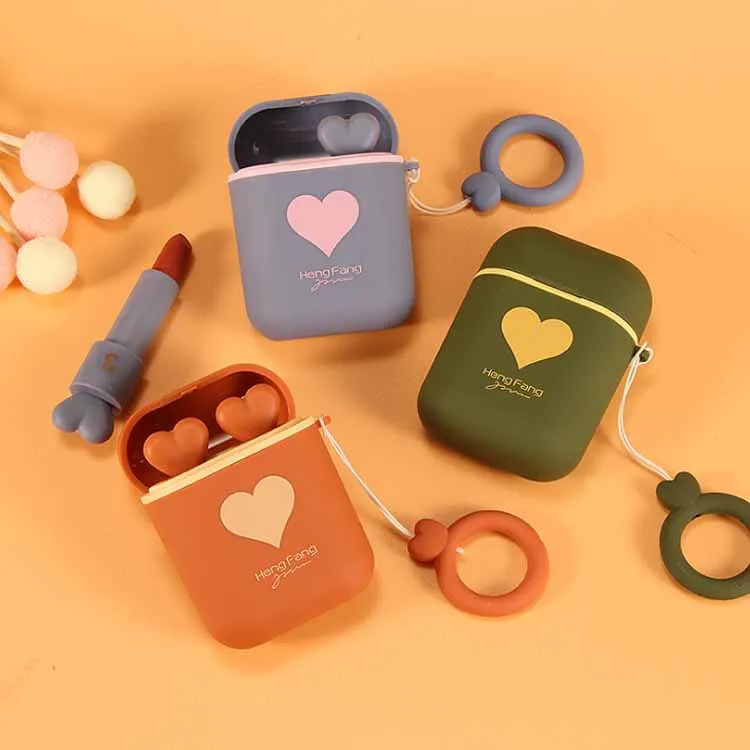 Lovely wireless earphone design Cute girl double lipstick fashion private label lipstick a special gift for girls
Lovely wireless earphone design Cute girl double lipstick fashion private label lipstick a special gift for girls