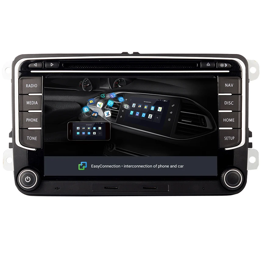 Rns Android Car Dvd Player For Vw Golf Touran Passat B Cc