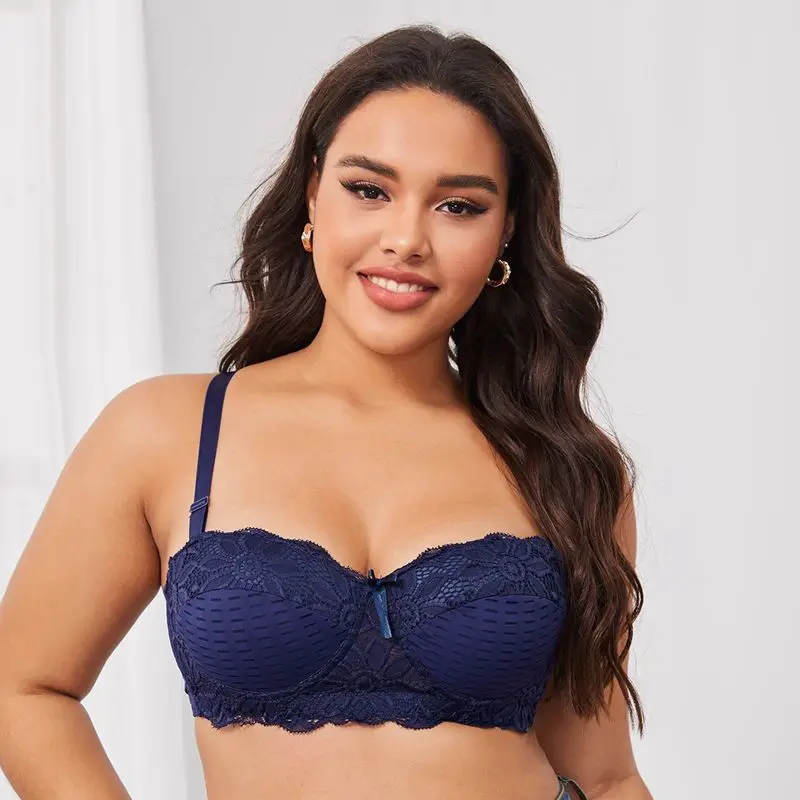 New Style Sexy Fitness Underwear Floral Lace Large Size Seamless Top Paded Cup Bra, Customized color
New Style Sexy Fitness Underwear Floral Lace Large Size Seamless Top Paded Cup Bra, Customized color