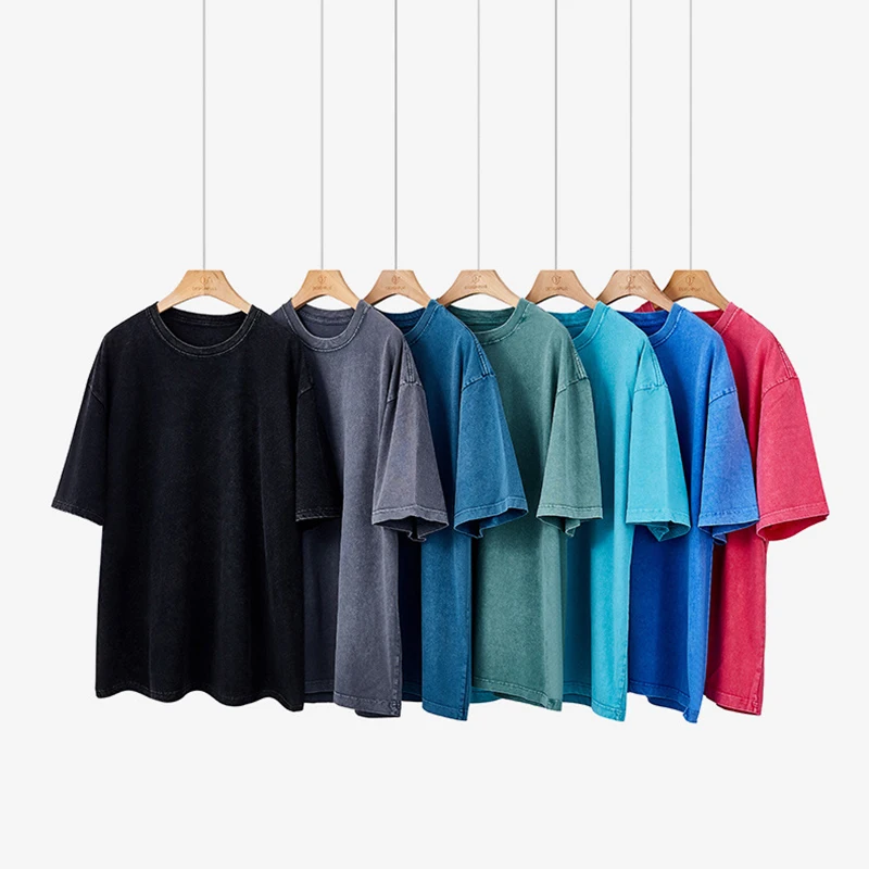 Wholesale Vintage snow washed t-shirts 200gsm 100% cotton plain oversize men's t shirt
Wholesale Vintage snow washed t-shirts 200gsm 100% cotton plain oversize men's t shirt