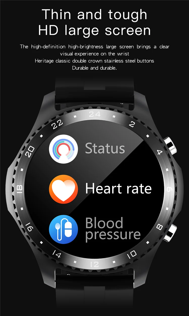 New Arrivals CK30 Smartwatch BT call Fitness tracker wristwatch heart rate Body temperature Blood pressure Smart watch CK30\n