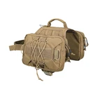 Wholesale Adjustable Service Pet Bag High Quality Dog Supply Backpack, Travel Camping Hiking Backpack Dog Saddle Bag