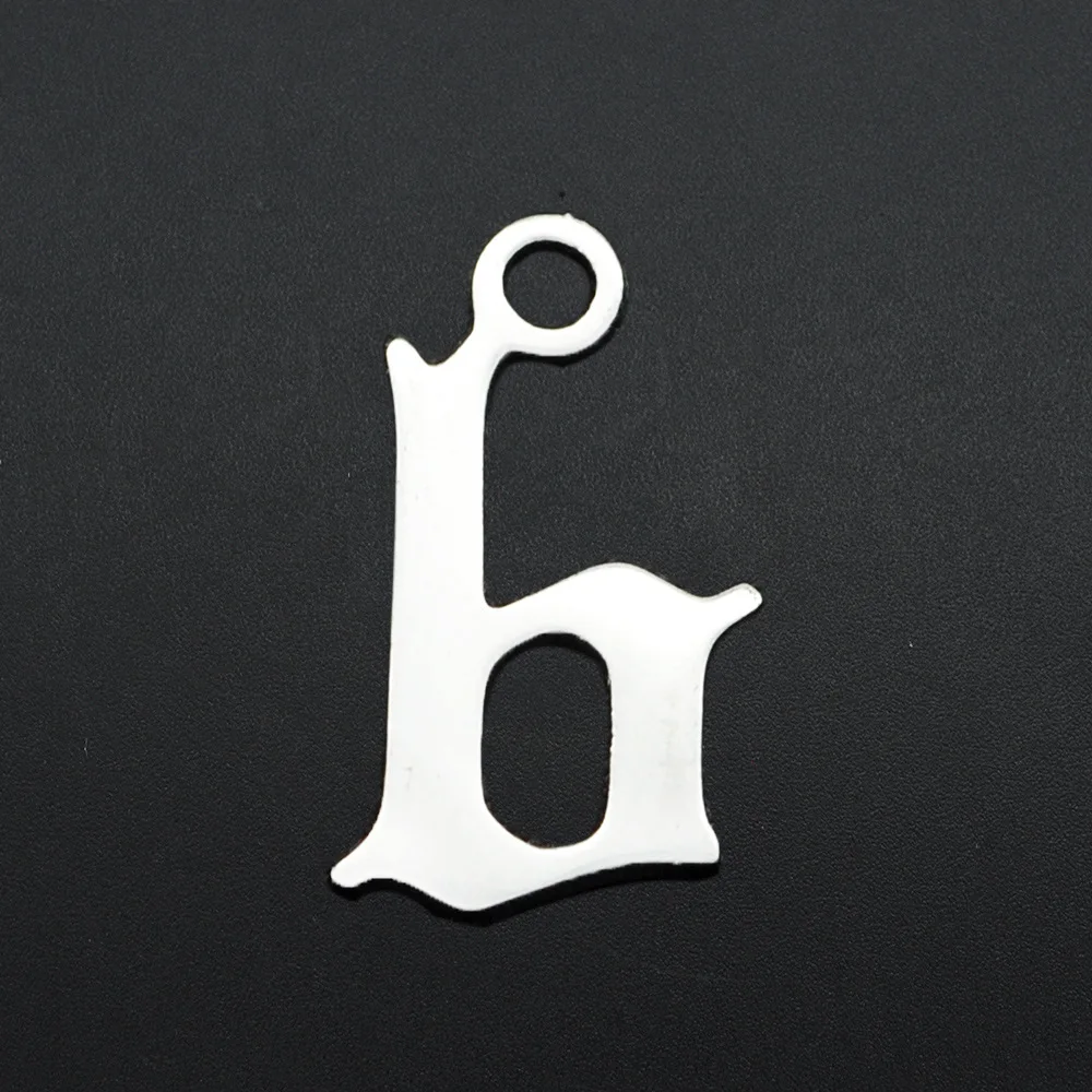 Stainless Steel Alphabet Charm Pendant Cut Hollow English 26 Letters Necklace Pendant For DIY Making Jewelry Accessories
Stainless Steel Alphabet Charm Pendant Cut Hollow English 26 Letters Necklace Pendant For DIY Making Jewelry Accessories