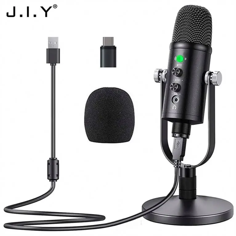 

BM-86 Factory Supplying Wired Karaoke Microphone Condenser Microphone Handheld Microfono Player Singing Recorder Mic Sing Mic, Black