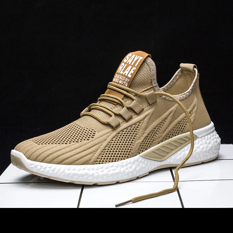 2020 New Korean version Breathable Lace Up Men Mesh Shoes Running shoes with soft soles No-slip Men Casual Shoes Men Sneakers, Black
2020 New Korean version Breathable Lace Up Men Mesh Shoes Running shoes with soft soles No-slip Men Casual Shoes Men Sneakers, Black