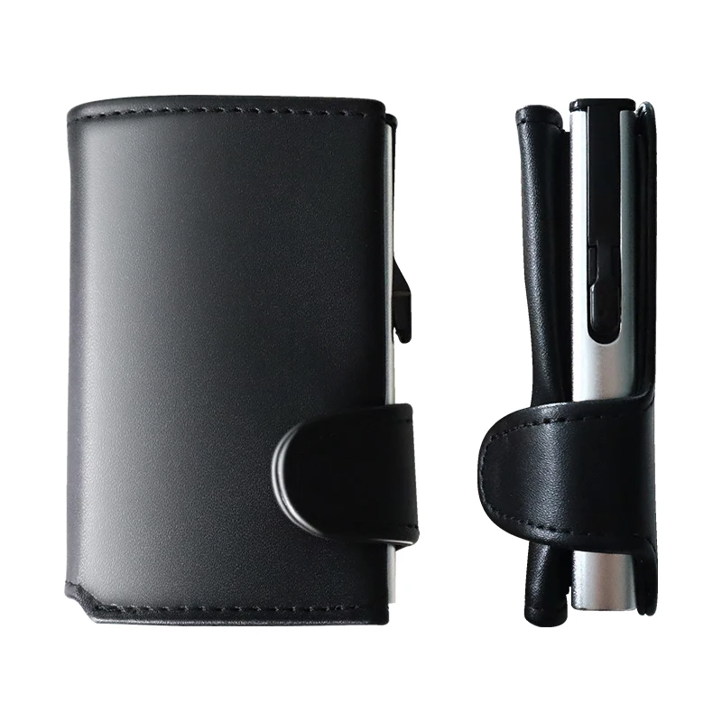 New black color men wallet pop up aluminum case credit card holder rfid blocking leather wallet, Customized color
New black color men wallet pop up aluminum case credit card holder rfid blocking leather wallet, Customized color