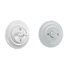 Ceramic rocker switch porcelain push button switch 1key 2 keys Vintage electrical power plug socket retro wall switch