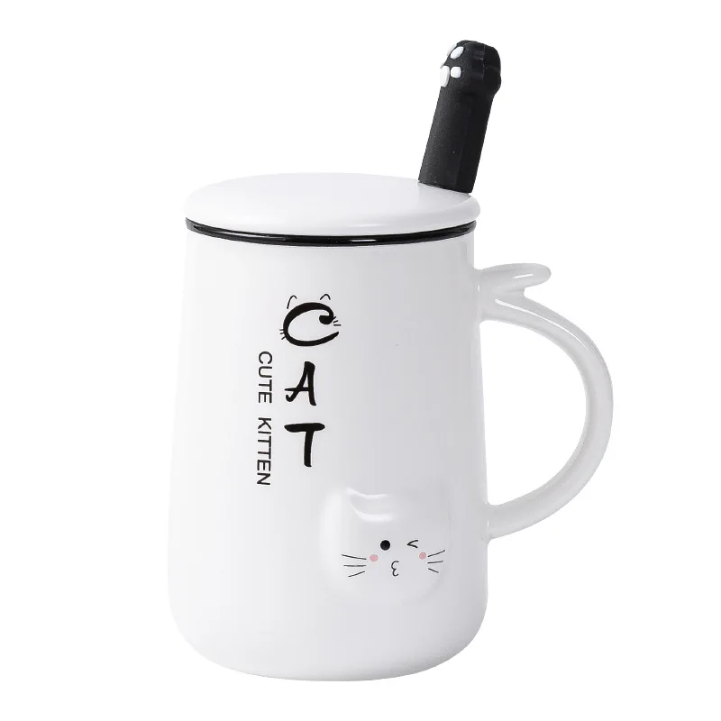 wholesale nordic style custom design handmade ceramic macaron pink white black painted cat coffee cozies mugs with handle
wholesale nordic style custom design handmade ceramic macaron pink white black painted cat coffee cozies mugs with handle