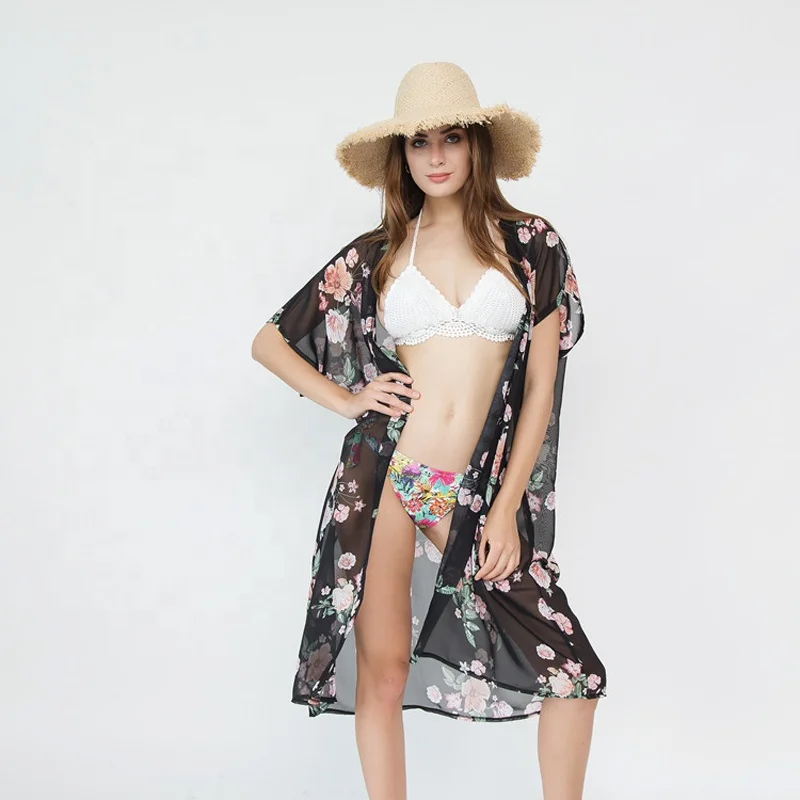 Hot Sale Fresh Style Floral Printed Women Long Beach Bikini Dress Sunscreen Kimono Cardigan Women, 4 colors in stock
Hot Sale Fresh Style Floral Printed Women Long Beach Bikini Dress Sunscreen Kimono Cardigan Women, 4 colors in stock